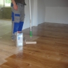 2.Oak handscraped floor oiled